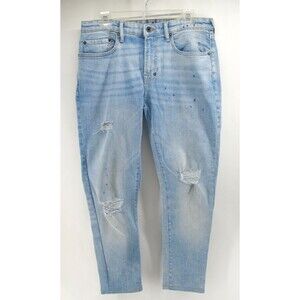 PRPS Men's Windsor Fit Stretch Blue Jeans Distressed‎ Size 32